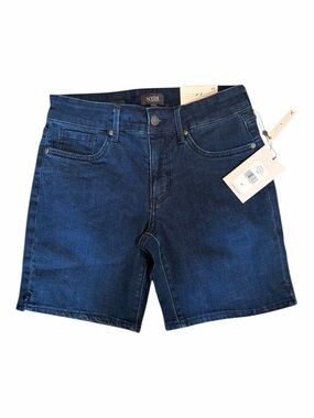 New NYDJ Ella Denim Shorts sz 6 Petite Lift Tuck